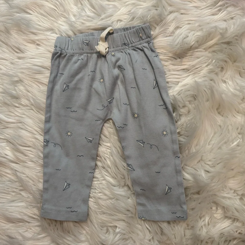Carter’s Baby Boy 9M Light Blue Paper Airplane‎ Outfit Set NWOT